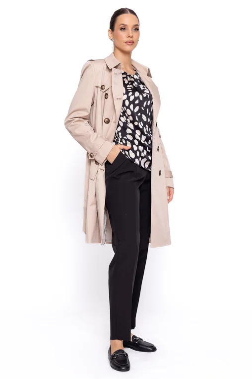 Trenci Caramel cambrat bej S6601 thumbnail picture - 