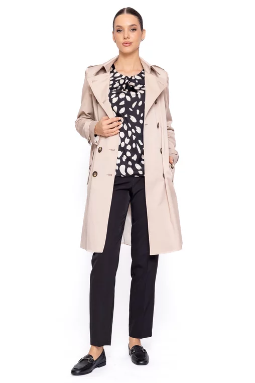 Trenci Caramel cambrat bej S6601 thumbnail picture - 
