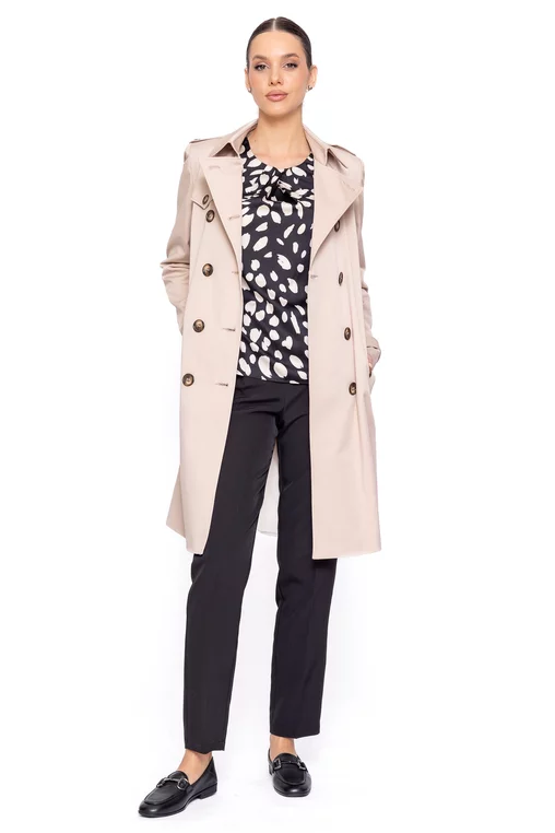 Trenci Caramel cambrat bej S6601 thumbnail picture - 