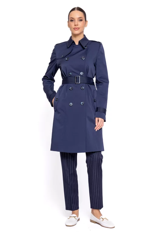 Trenci Caramel cambrat bleumarin S6601 thumbnail picture - 