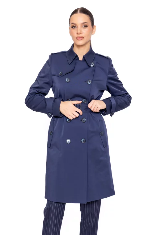 Trenci Caramel cambrat bleumarin S6601 thumbnail picture - 