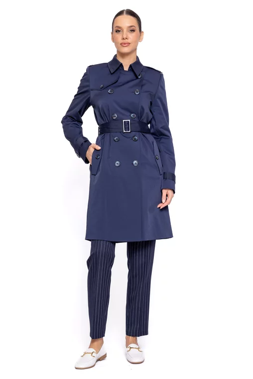Trenci Caramel cambrat bleumarin S6601 thumbnail picture - 