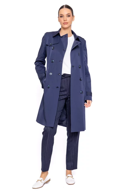 Trenci Caramel cambrat bleumarin S6601 thumbnail picture - 