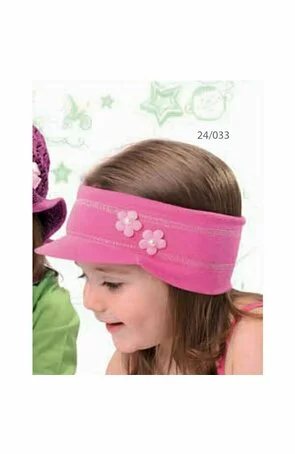 Bentita din bumbac pentru fete 3-5 ani - AJS 24-033 roz inchis, roz deschis, alb, fucsia, mov, lila