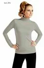 Maleta din vascoza - Bluza dama cu guler rulat -  Wadima 103-234 crem, negru, rosu, marimi S-2XL