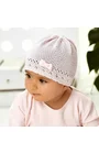 Caciula pentru bebelusi 0-6 luni - AJS 44-001 roz