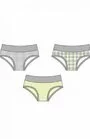 Chilot dama Cornette W023-19, cutie cu 3 perechi