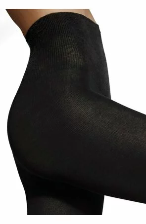Ciorapi din bumbac - Marilyn Arctica 140 Confort Top, 140 DEN - negru