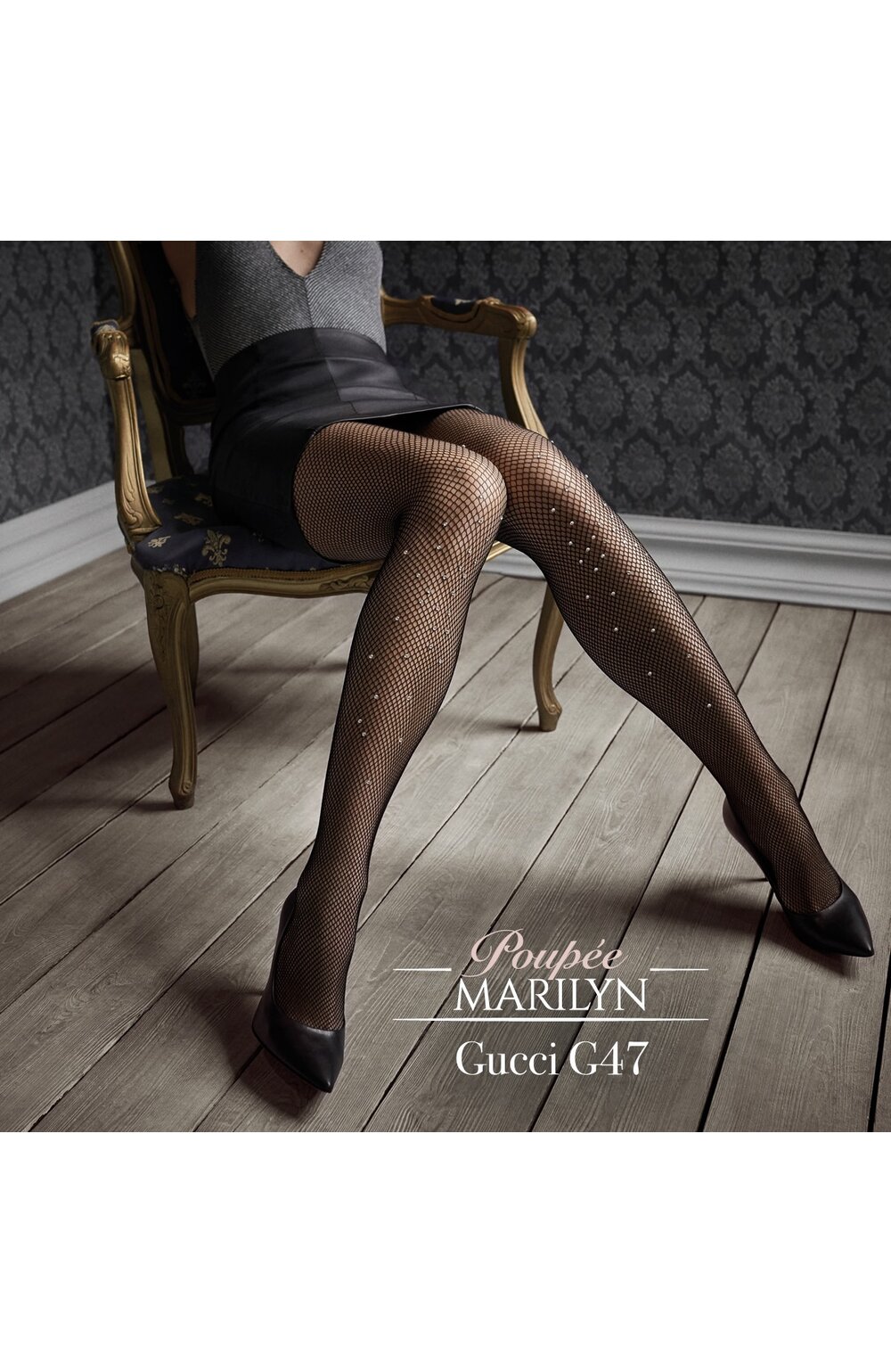 Ciorapi plasa cu cristale, colectia de lux Patrizia GUCCI for Marilyn G47 carouri.ro imagine noua 2022