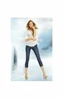 Colanti dama, bumbac - Marilyn Jeans 789, 120 DEN - negru