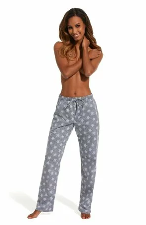 Pantaloni pijama dama, 100% bumbac, Cornette W690-07