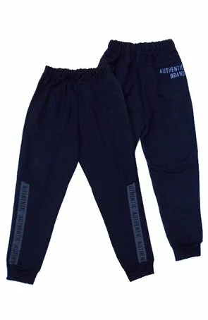 Pantaloni trening pentru copii 8-14 ani - AJS Authentic grafit, bleumarin, jeans, negru, olive