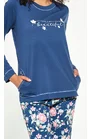 Pijama dama cu buzunare, 100% bumbac, Cornette W679-286 Beautiful