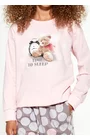 Pijama fete 9-14 ani, colectia mama-fiica, Cornette G995-139 Time to sleep 2