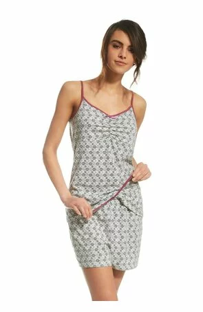 Pijama dama, bumbac, Cornette W061-123 Michelle