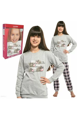 Pijama fete 1-8 ani, bumbac, Cornette G594-117