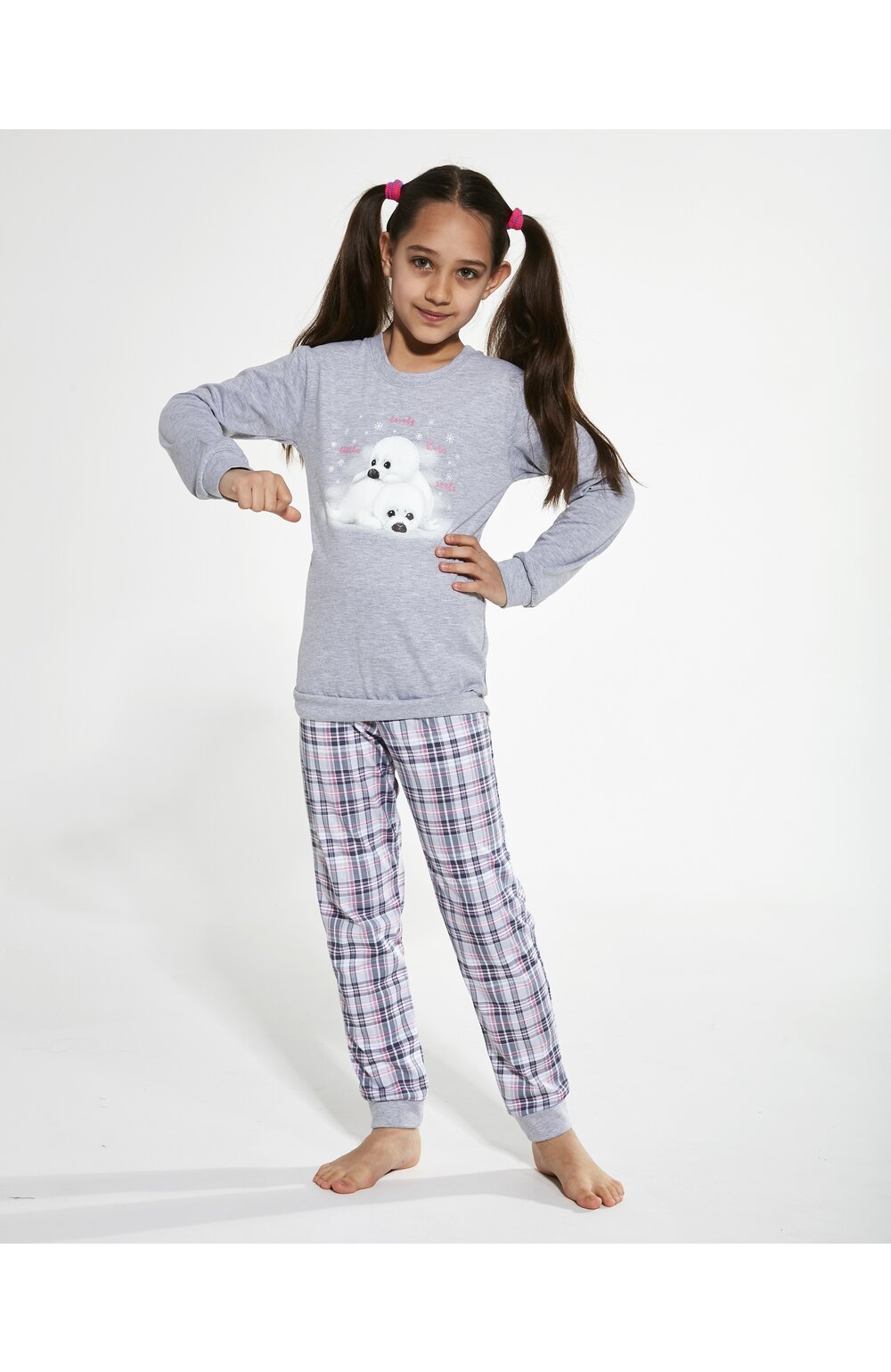 Pijama fete 1-8 ani, colectia mama-fiica, Cornette G594-132 1-8 imagine noua 2022