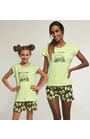 Pijama fete 1-8 ani, colectia mama-fiica, Cornette G787-077 Avocado