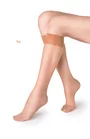 Sosete dama, lungime 3/4 - set 2 perechi - Marilyn Ufki, 15 DEN - multiple culori