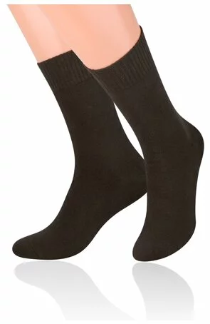 Sosete flausate pentru barbati, culoare maro - Steven S015-MAR