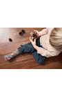 Sosete pentru copii, model Craciun, marimi 26-34 - Steven S014-D316 gri