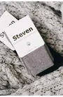 Sosete bumbac unisex, fara compresie, culoare grey melange - Steven S018-GREM