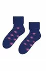 Sosete flausate pentru dama - Steven S053-60S granat