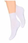 Sosete unisex pentru ciclism - Steven S040-001E alb