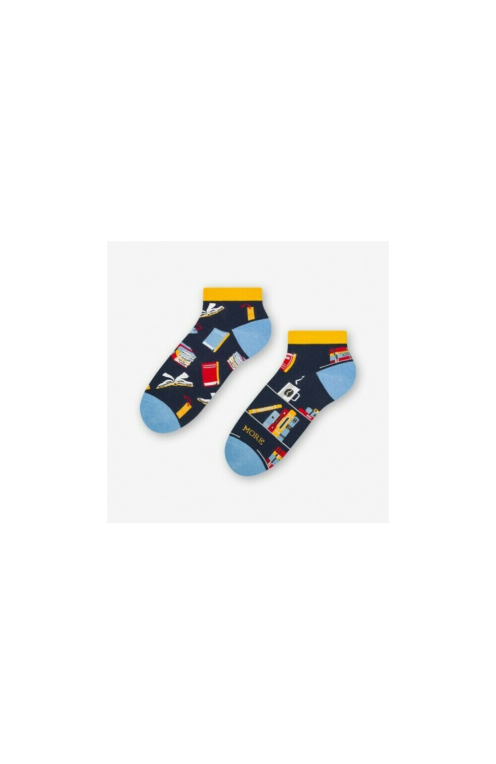 Sosete scurte barbati, model asimetric Travels Low – Happy socks – More S035-008 bleumarin asimetric imagine noua 2022