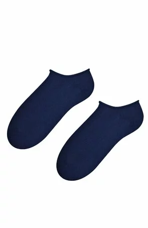Sosete scurte dama, fara compresie - Steven S041-16 bleumarin