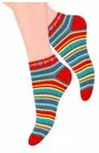 Sosete scurte dama, colectia folk - Steven S116-004 multicolor
