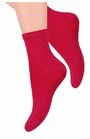 Sosete simple de dama S037-046 rosu