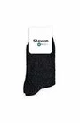 Sosete subtiri dama, bambus, culoare negru - Steven S125-07