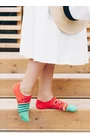 Talpici dama, model asimetric Watermelon - More S113025 rosu
