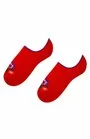 Talpici dama cu model folk - Steven S120-005 rosu