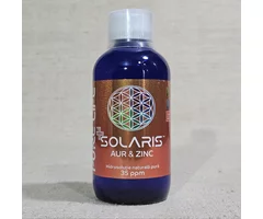 Combinație cu hidrosoluție de aur și zinc Solaris 35PPM 240ml