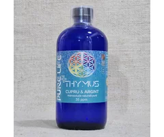 Combinație cu hidrosoluție de cupru și argint coloidal Thymus 35 PPM 480ml