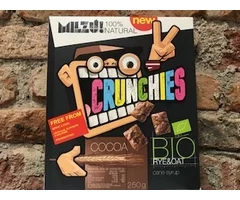 ECO CRUNCHIES DE SECARA SI OVAZ CU CACAO 250 GR