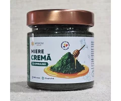 Miere cremă cu spirulină verde 280g