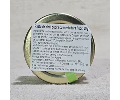 Pastă de dinți pudră cu mentă fără flour 30g