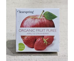 Piure de mere și căpșuni ECO 2x100g