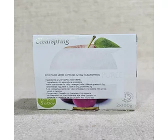 Piure de mere și prune ECO 2x100g picture - 2