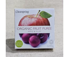 Piure de mere și prune ECO 2x100g