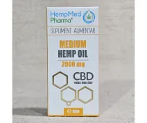 Ulei de cânepă cu CBD Medium 2000mg 10ml