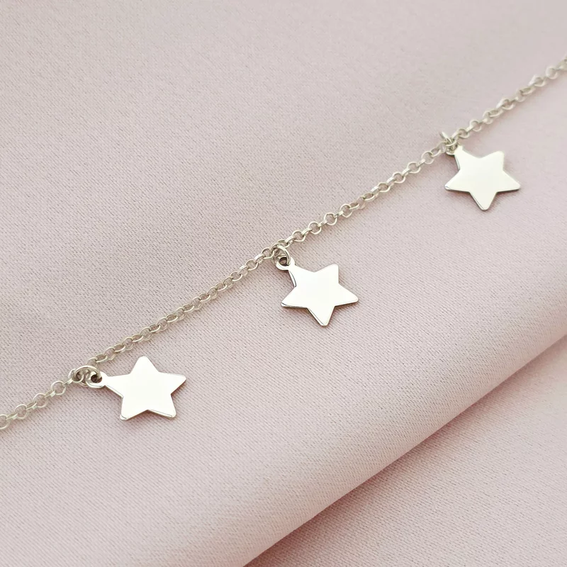 Ezüst 7 Csillagos Nyaklánc