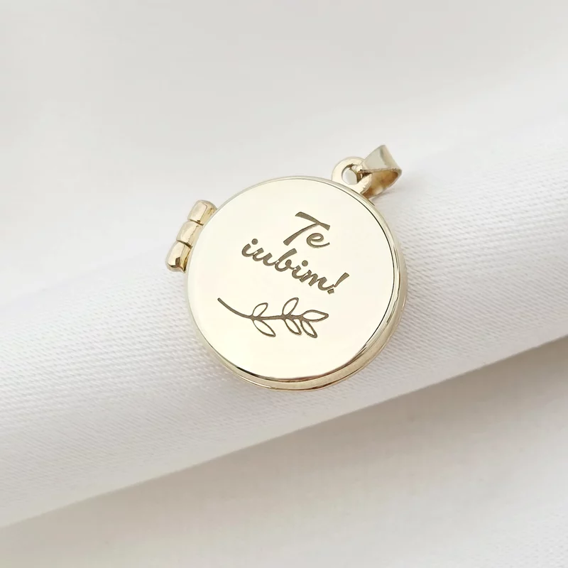 9K Fényképes Kerek Medál