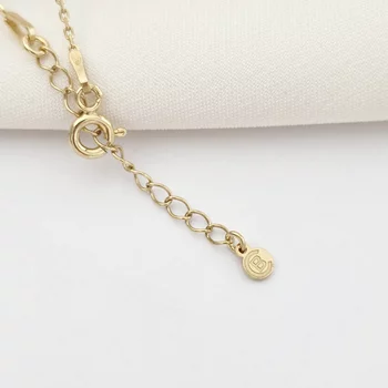 Anya Szívében Nyaklánc - Anya és Kisbabája Kezdőbetűvel - 18K Sárga Aranyozott 925 Sterling Ezüst - Körkapocs