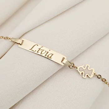 9K Baba Karkötő Lemezzel és Zománcos Lány Sziluettel