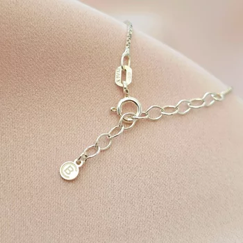 GROW Nyaklánc - Oktatók/Tanárok - Személyre Szabott Szöveggel és Swarovski Kristállyal - 925 Sterling Ezüst