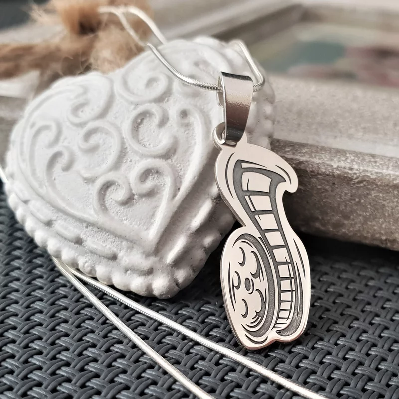 Lánc medállal - Filmtekercs - Ezüst 925